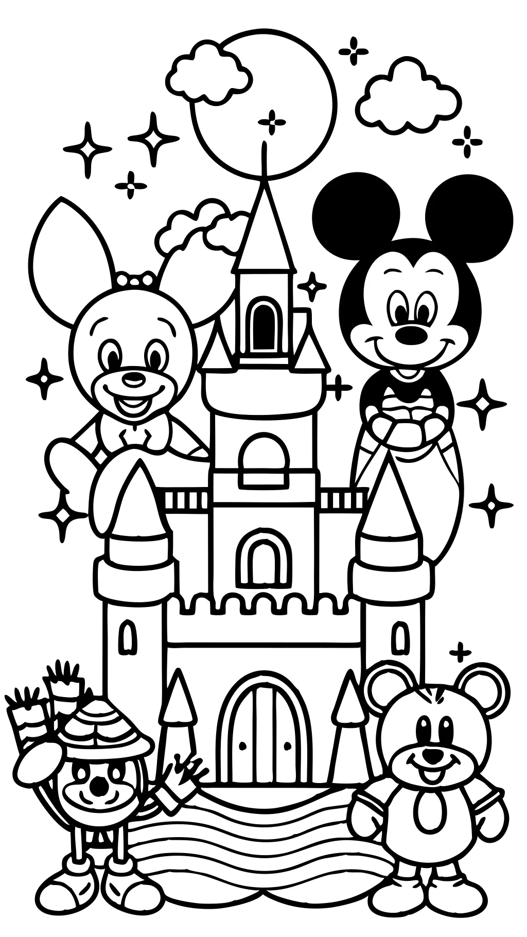 disney and pixar coloring pages